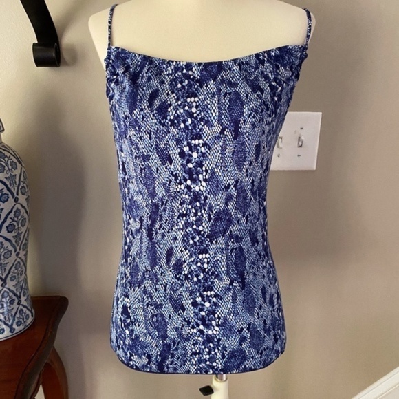 Free People Disco Days Blue  Cami S - Picture 2 of 10